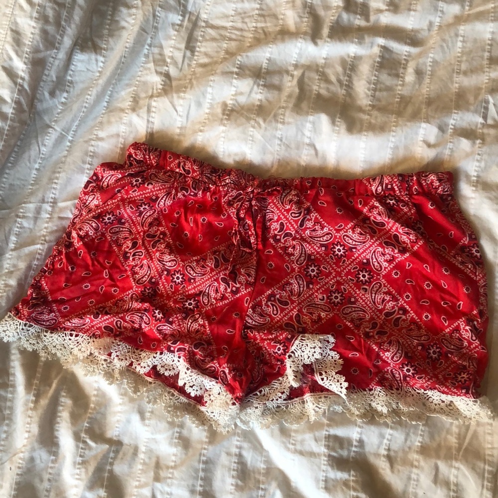 Bandana cotton shorts